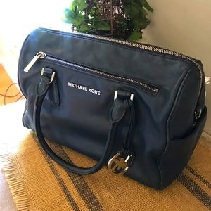 MIchael Kors Navy Blue Satchel/Purse